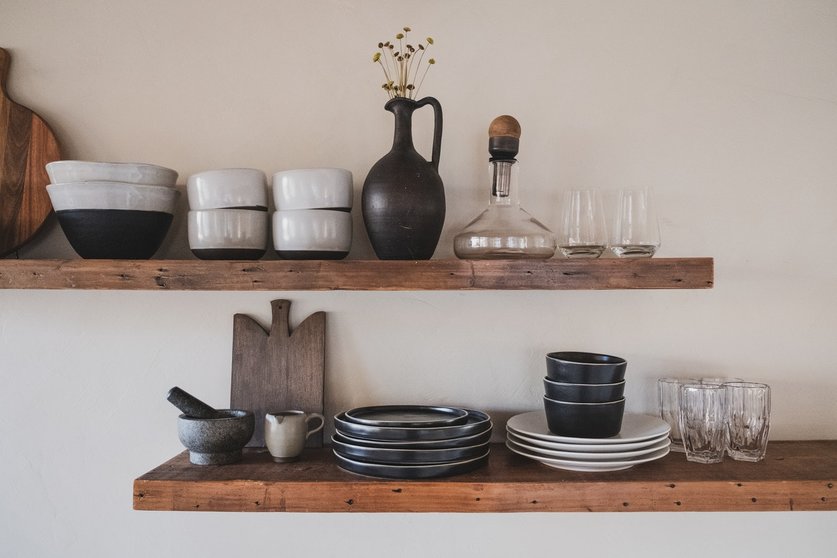 white-ceramic-bowls-on-brown-wooden-shelf-3505699