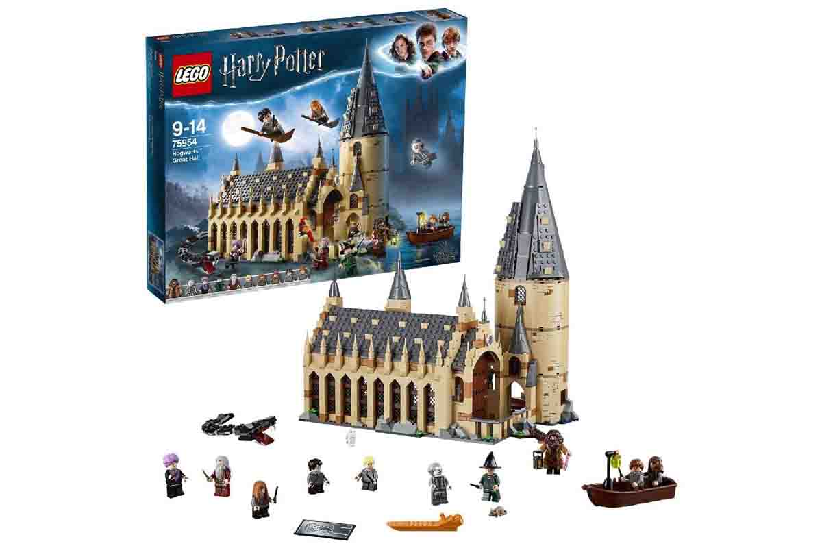 harry potter gran comedor hogwarts amazon lego