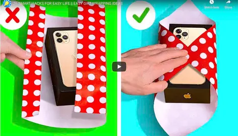 Las ideas más locas para envolver regalos de forma rápida y sencilla