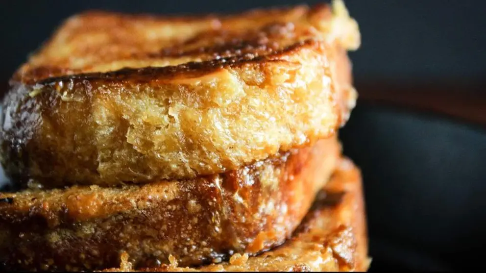 Receta de torrijas al horno.