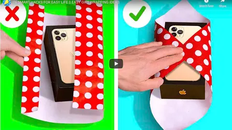 Las ideas más locas para envolver regalos de forma rápida y sencilla