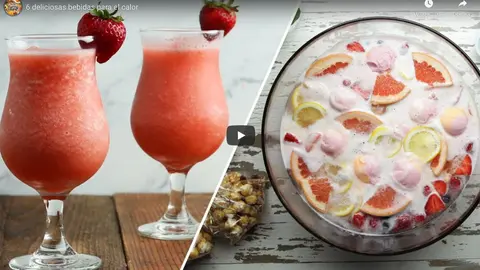 ¡No pases calor! 6 deliciosas bebidas refrescantes para el verano