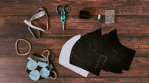 Cómo hacer mascarillas en casa paso a paso. Foto Unsplash