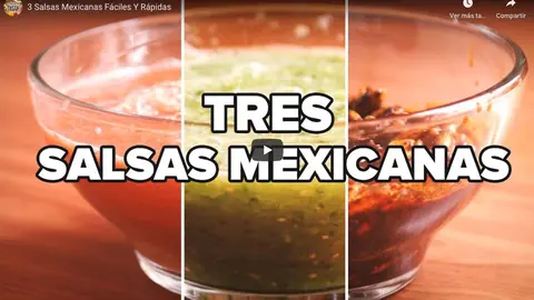 ¡Ándele! 3 salsas mexicanas deliciosas, rápidas y fáciles de hacer. Foto Bien Tasty.
