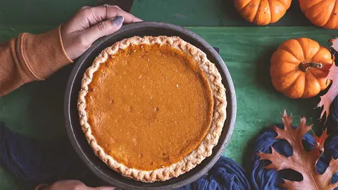 Receta de pastel de calabaza para Halloween