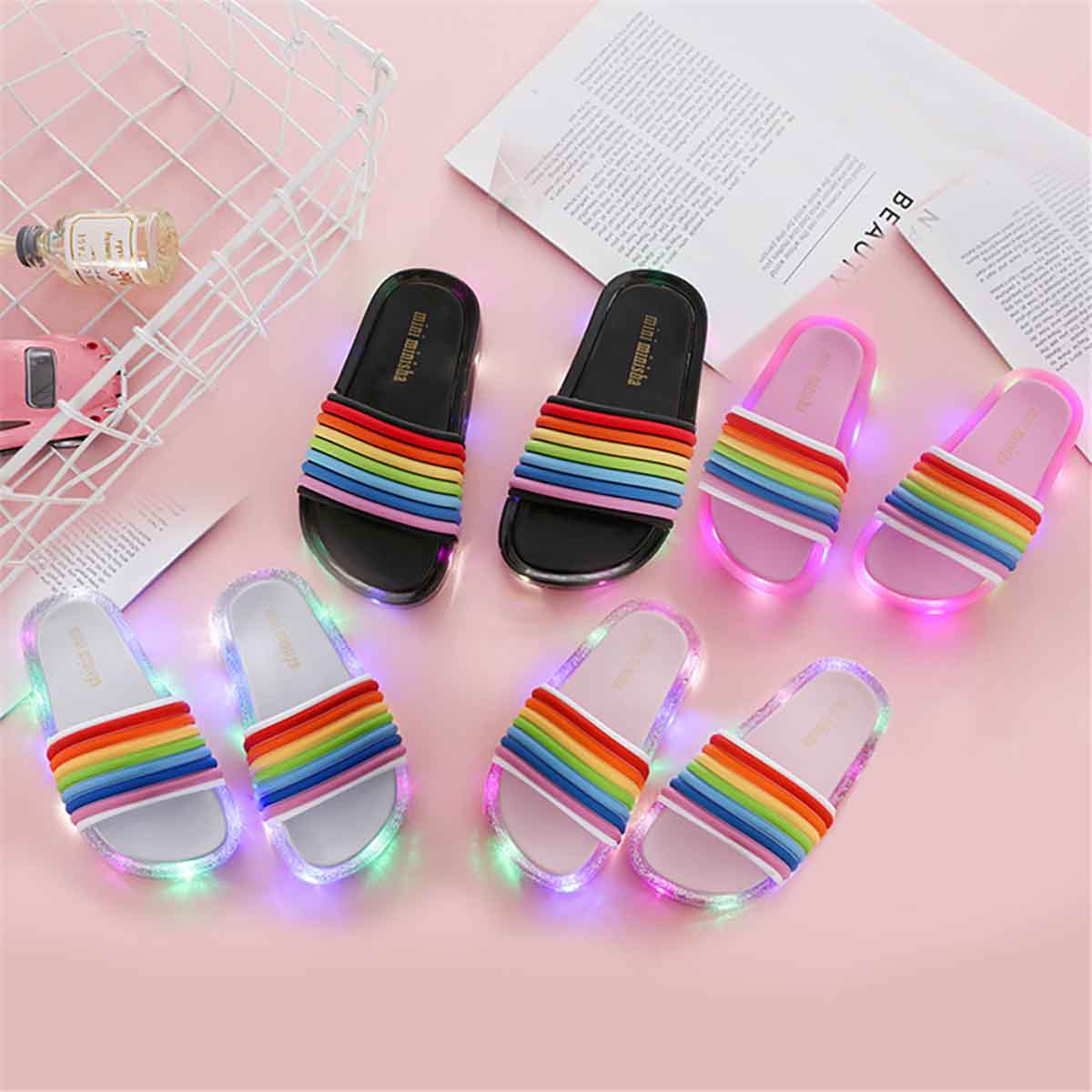 Las chanclas de mujer más molonas que encontrarás en Aliexpress_chanclas purpurina