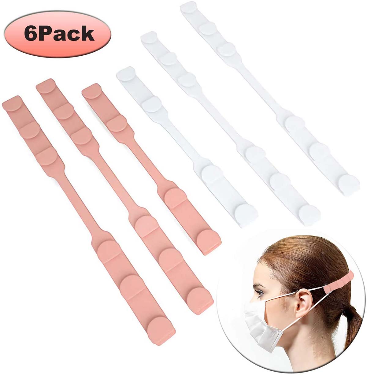 Uso de mascarilla: sujeta mascarillas