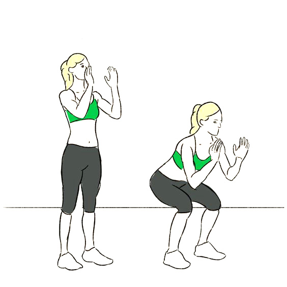 Entrenamiento HIIT: Sentadillas