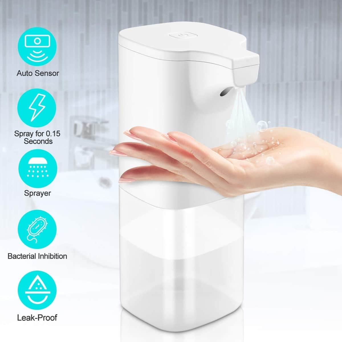 Dispensador automático gel hidroalcohólico Amazon