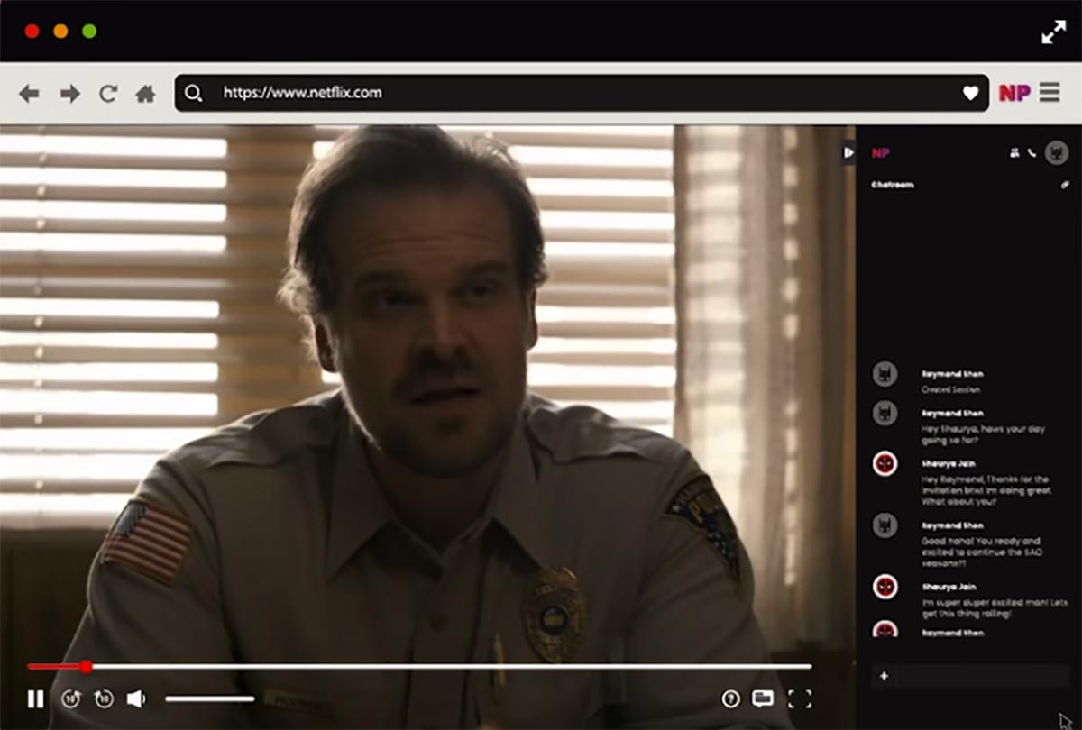 Maratón de series con tus amigos en Netflix Party