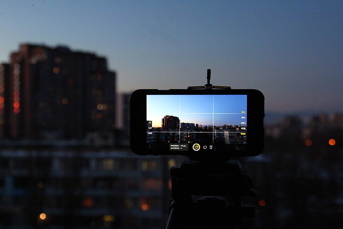 fotografía estrellas smartphone teléfono móvil