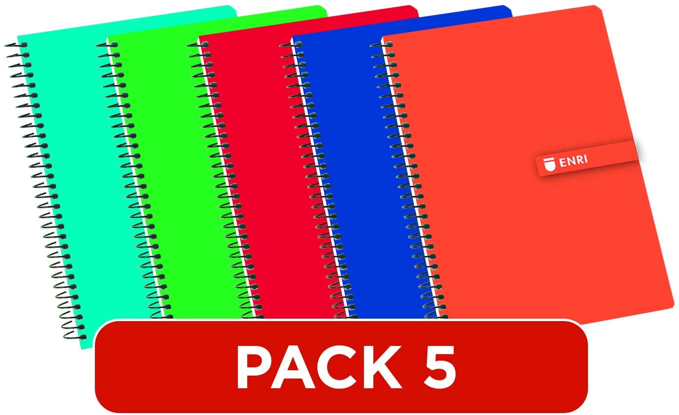 pack 5 cuadernos