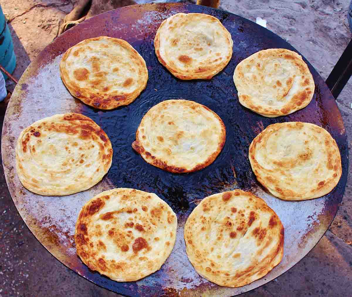 Recetas de pan sin horno para el verano: hindu paratha