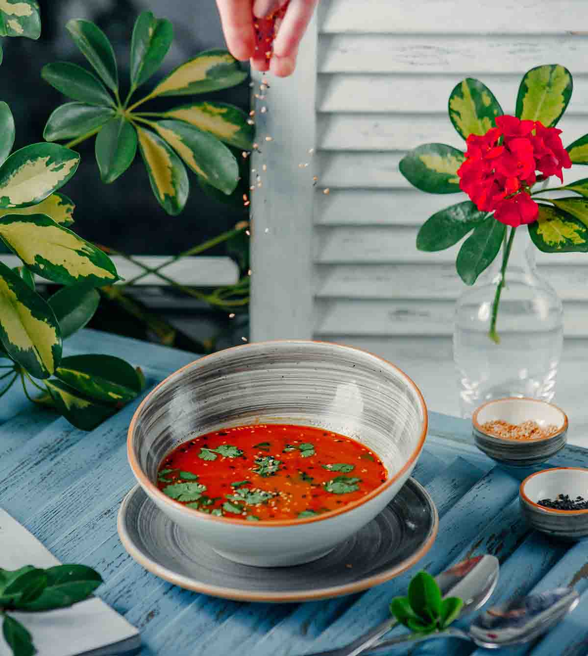 receta sandía gazpacho