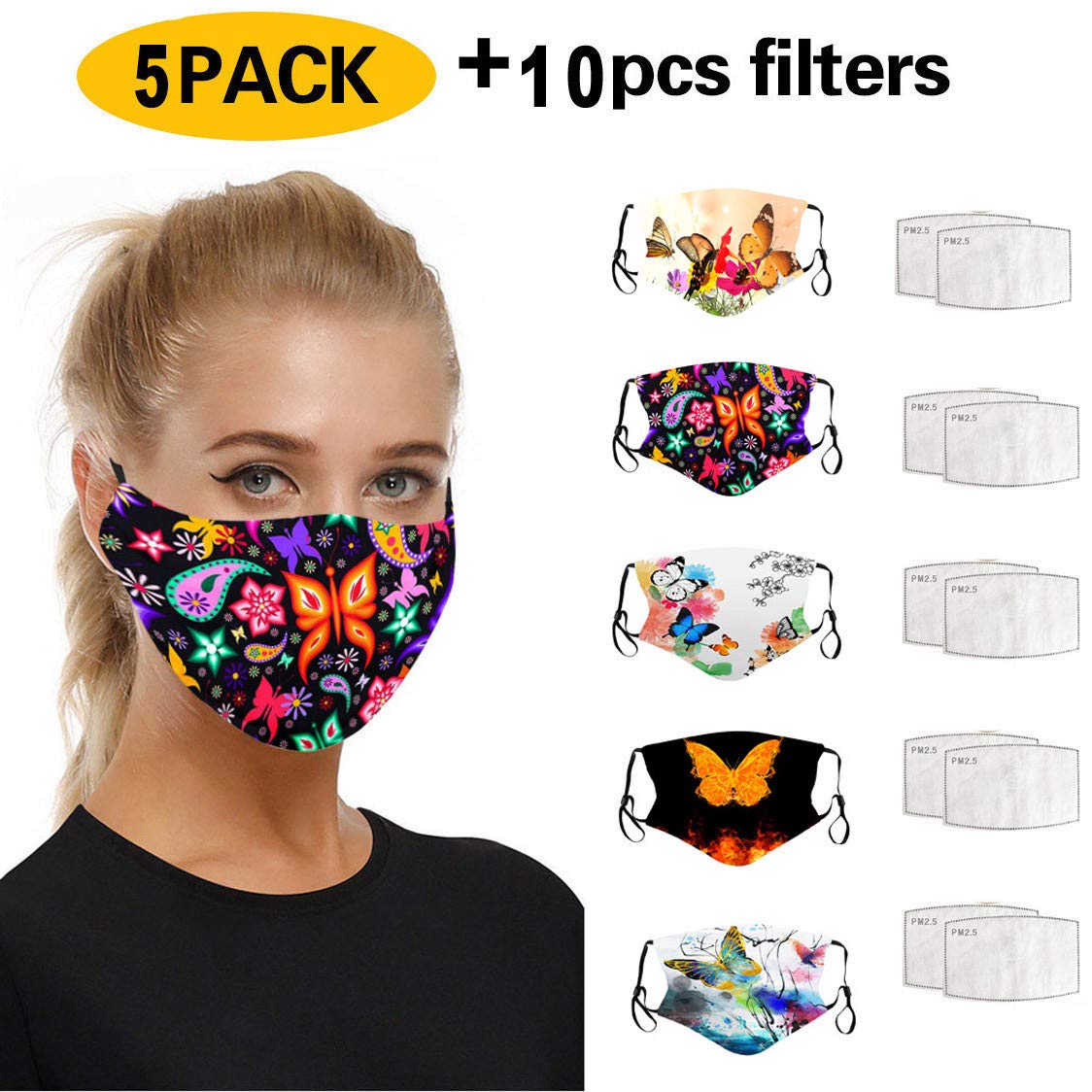 mascarilla reutilizable diseño filtro reutilizable