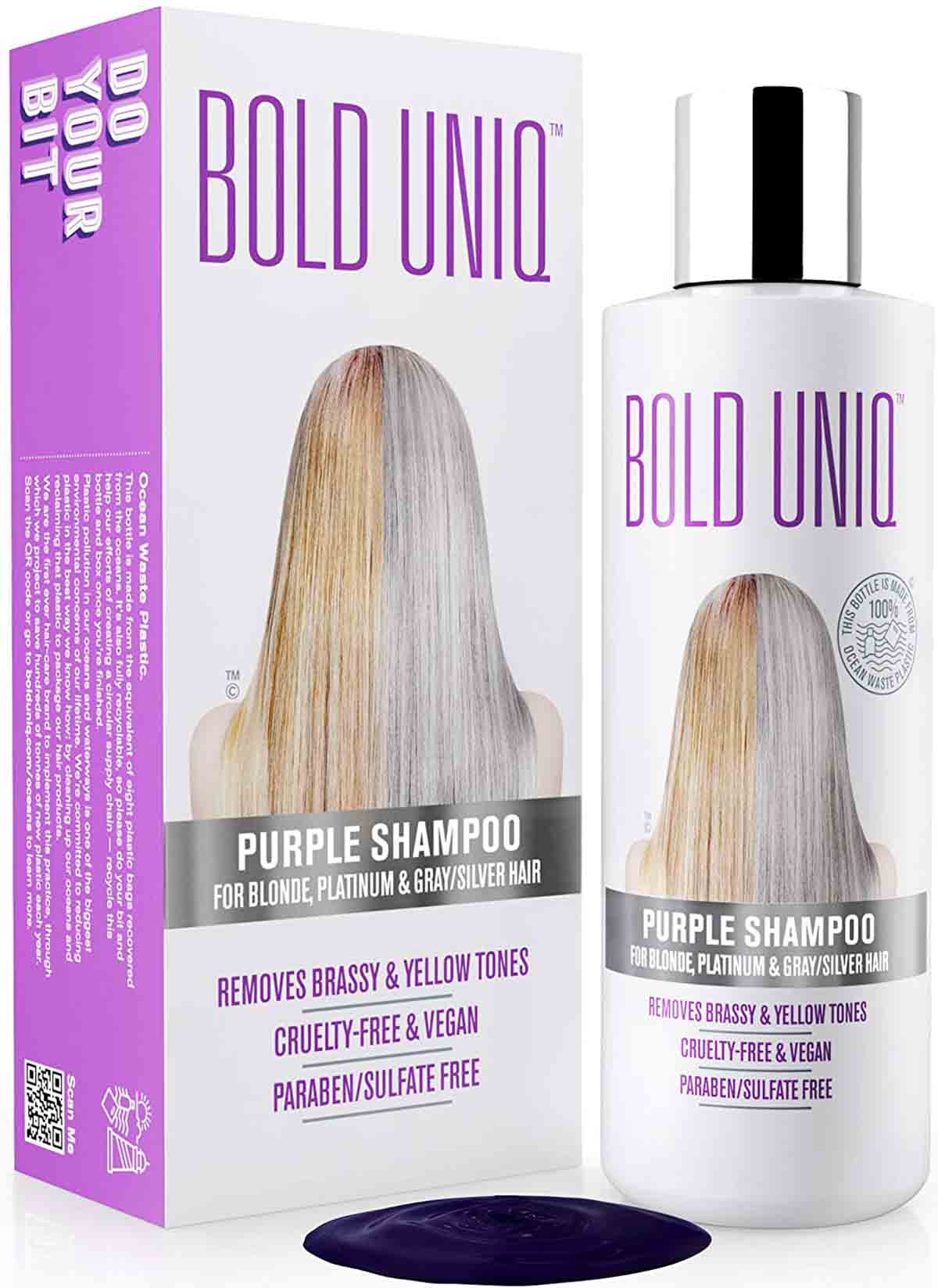 Champú para pelo blanco BOLD UNIQ by B Uniqpelo blanco canas