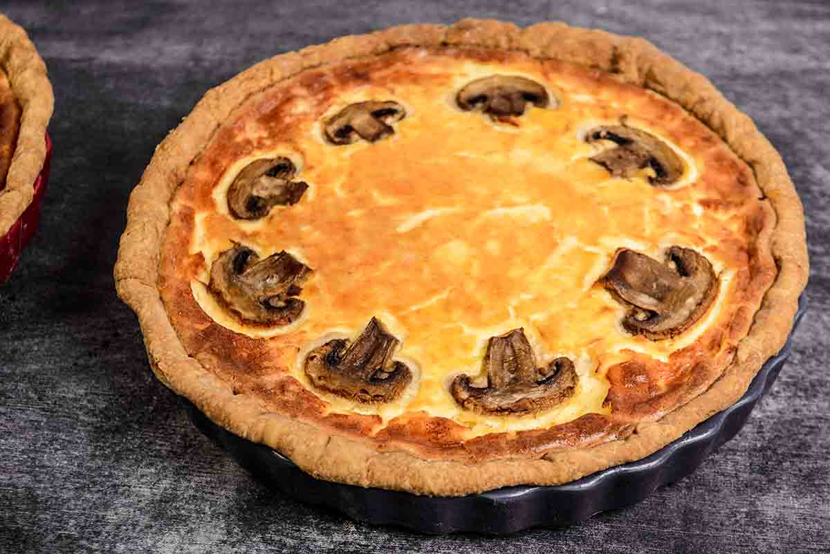 Receta pastel de setas