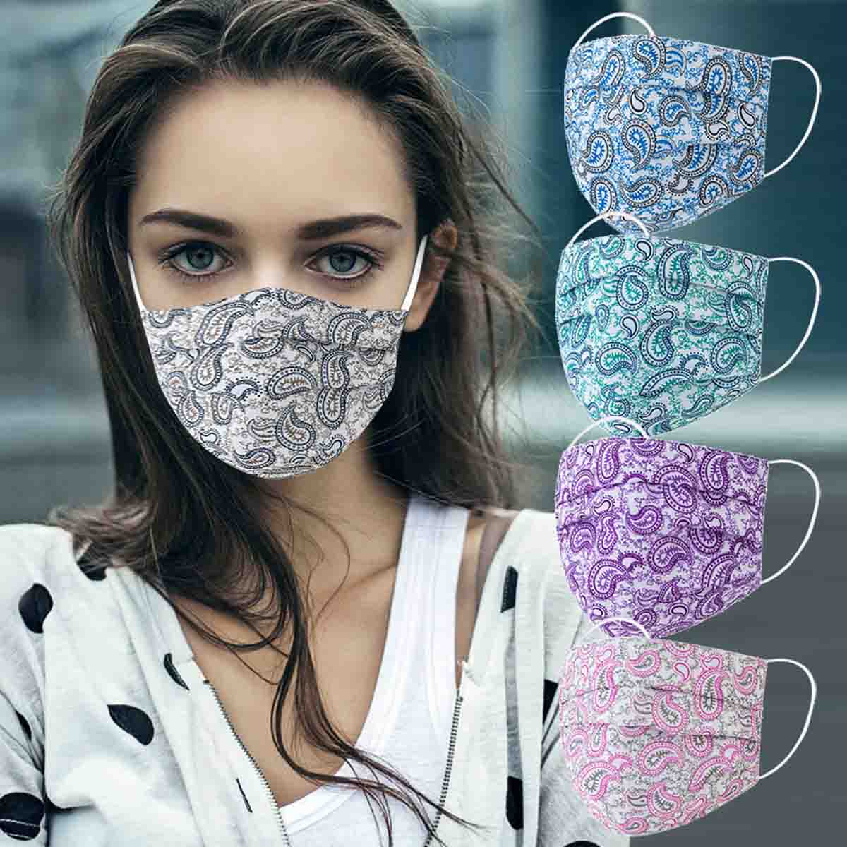 mascarilla de tela aliexpress estampado de colores