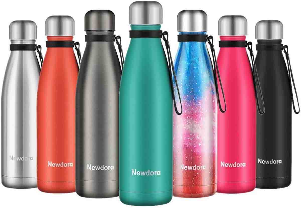 botella de agua de acero inoxidable newdora