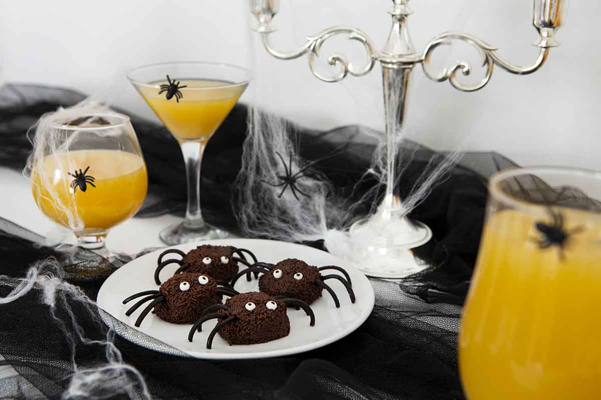 trufas chocolate araña halloween 2020 recetas