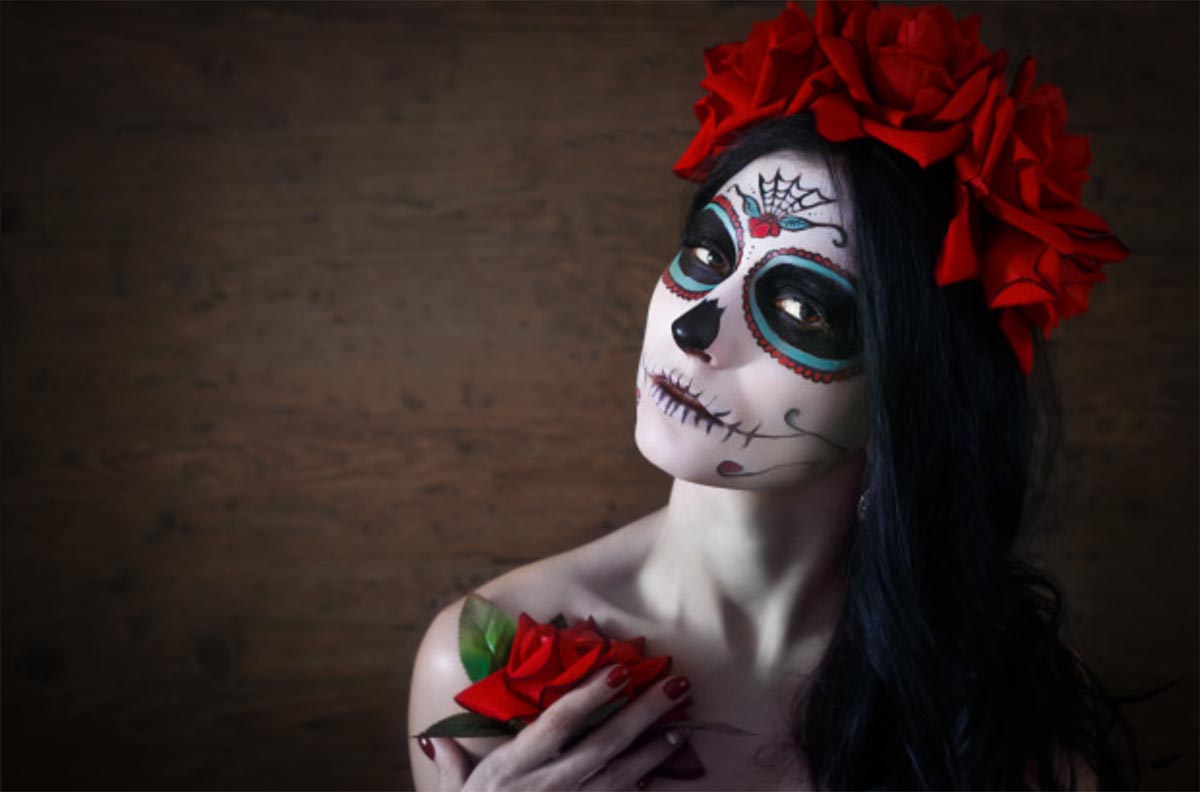 Maquillaje Halloween: Catrina foto freepik