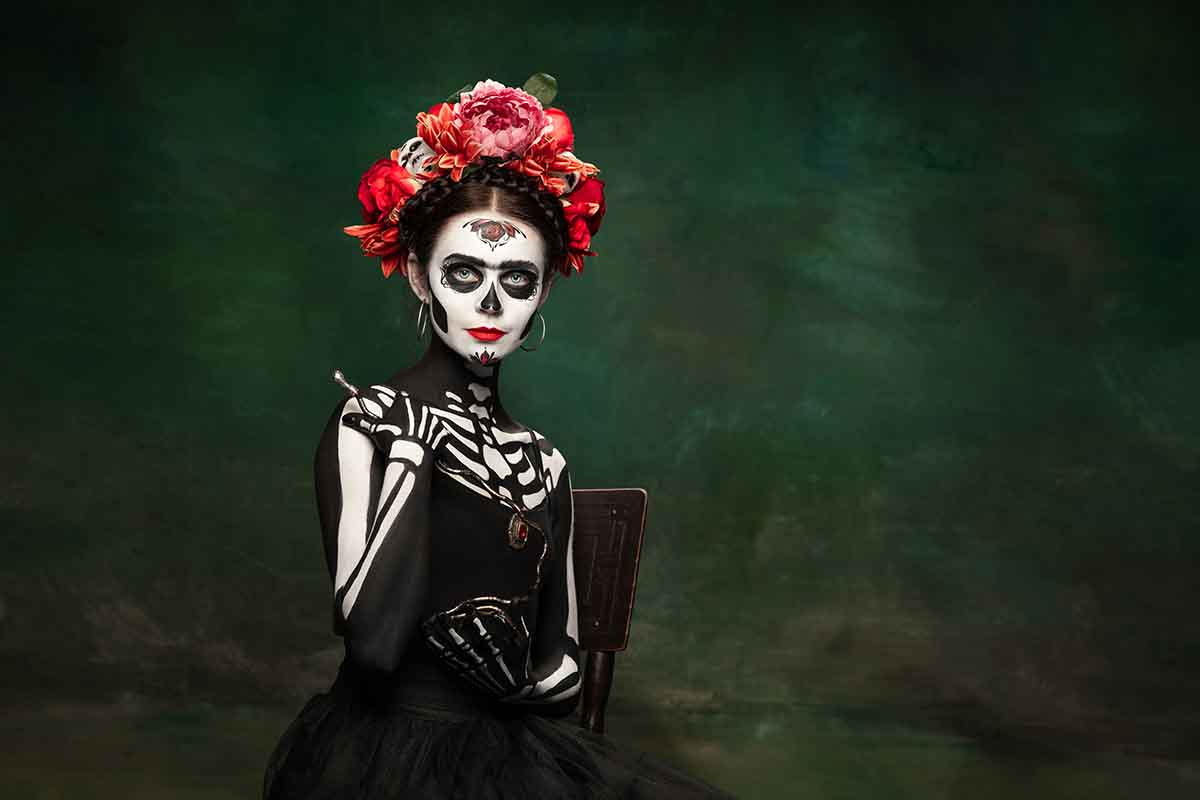 Maquillaje Halloween: Esqueleto