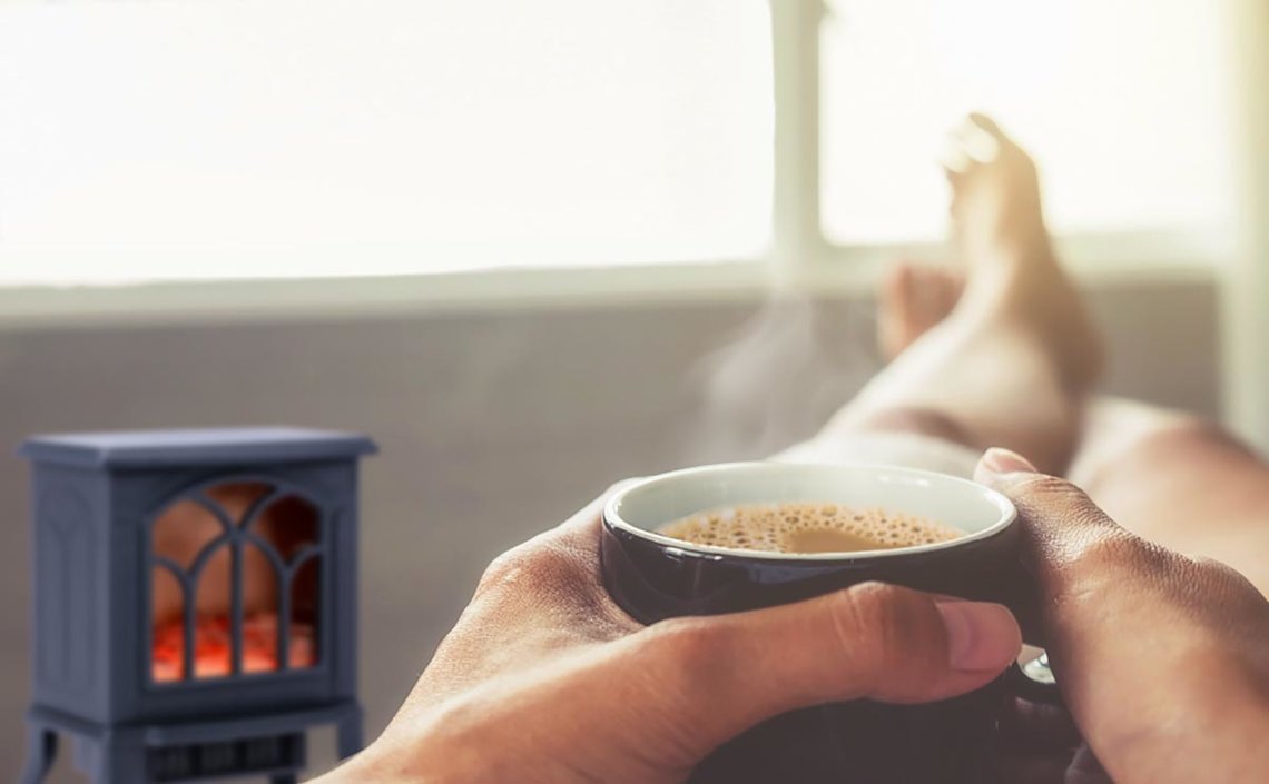 estufa eléctrica calefacción casa