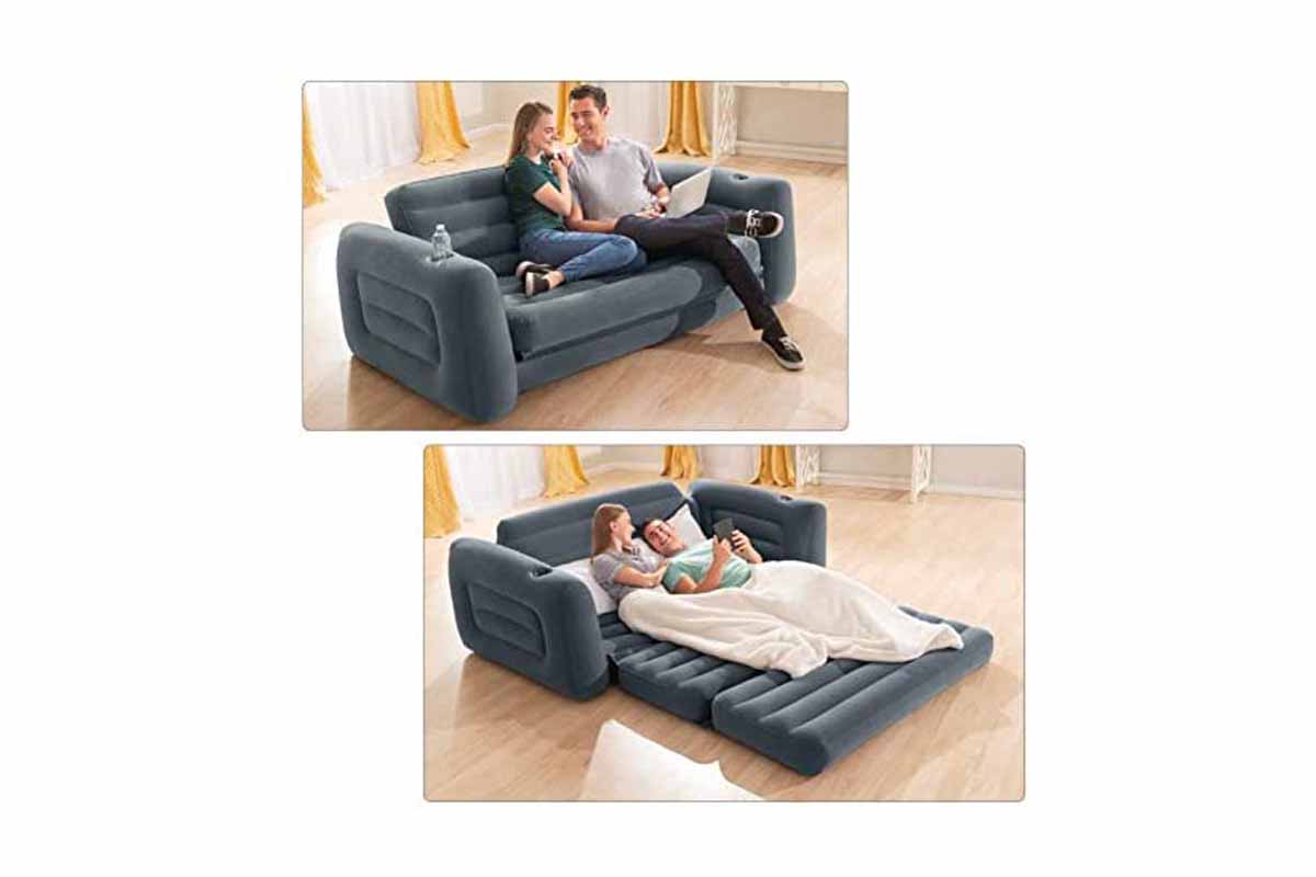 sofá cama hinchable amazon intex black friday