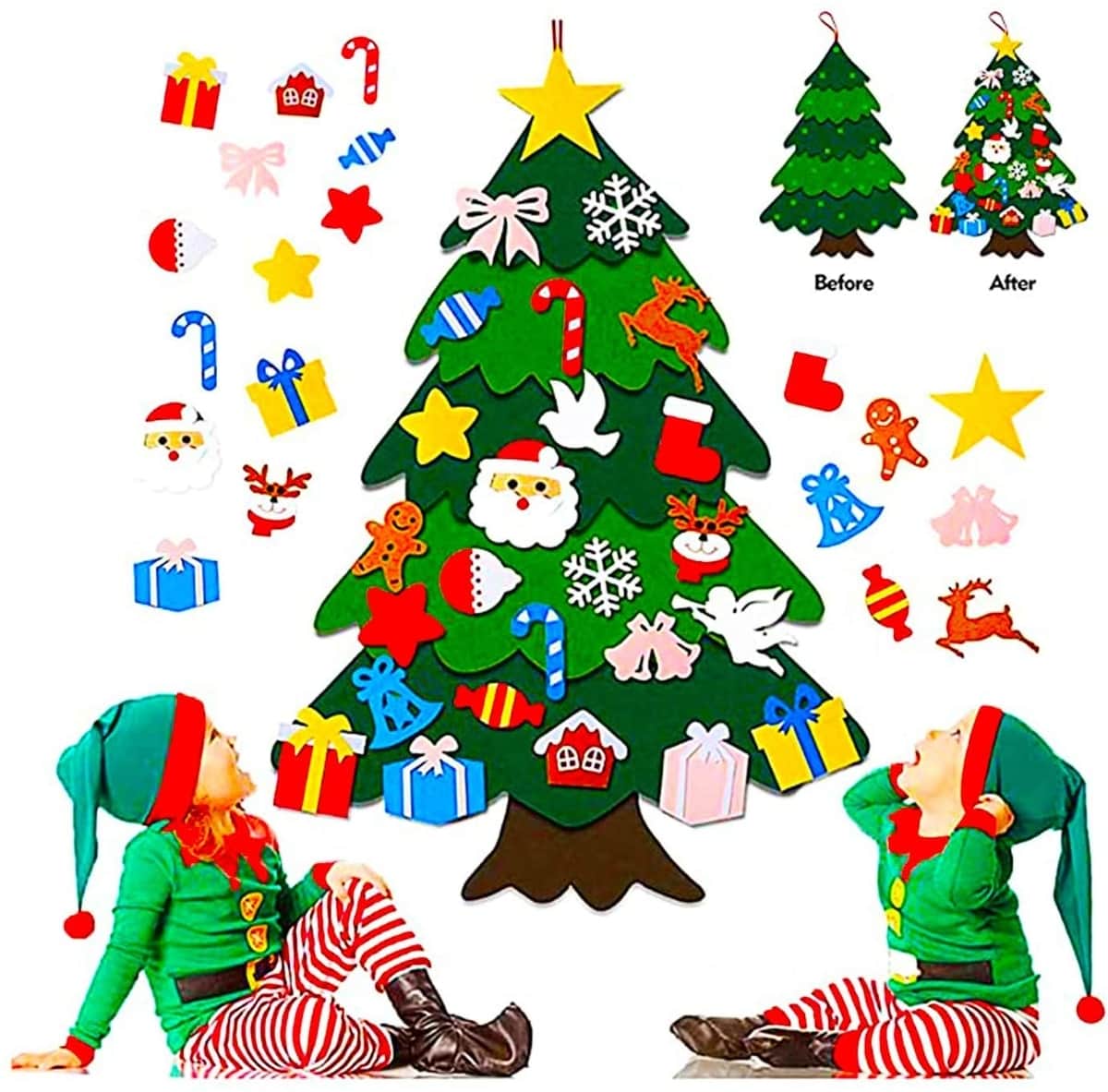 Árbol de Navidad Amazon Black Friday 2020 fieltro
