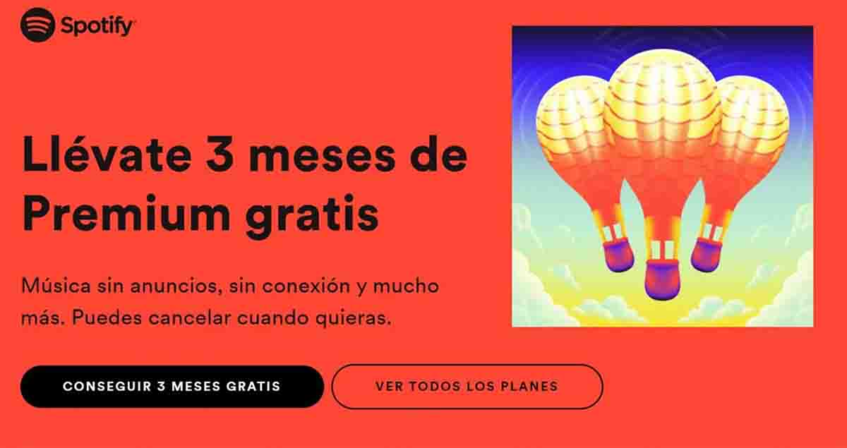 spotify premiun gratis 3 meses