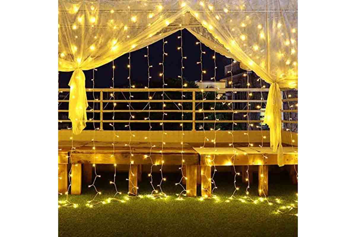 guirnalda luces navidad exterior