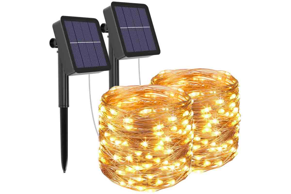 luces navidad exterior led guirnalda amazon solar