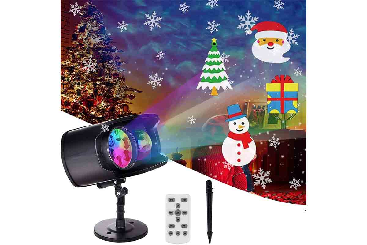 navidad luces led exterior amazon proyector