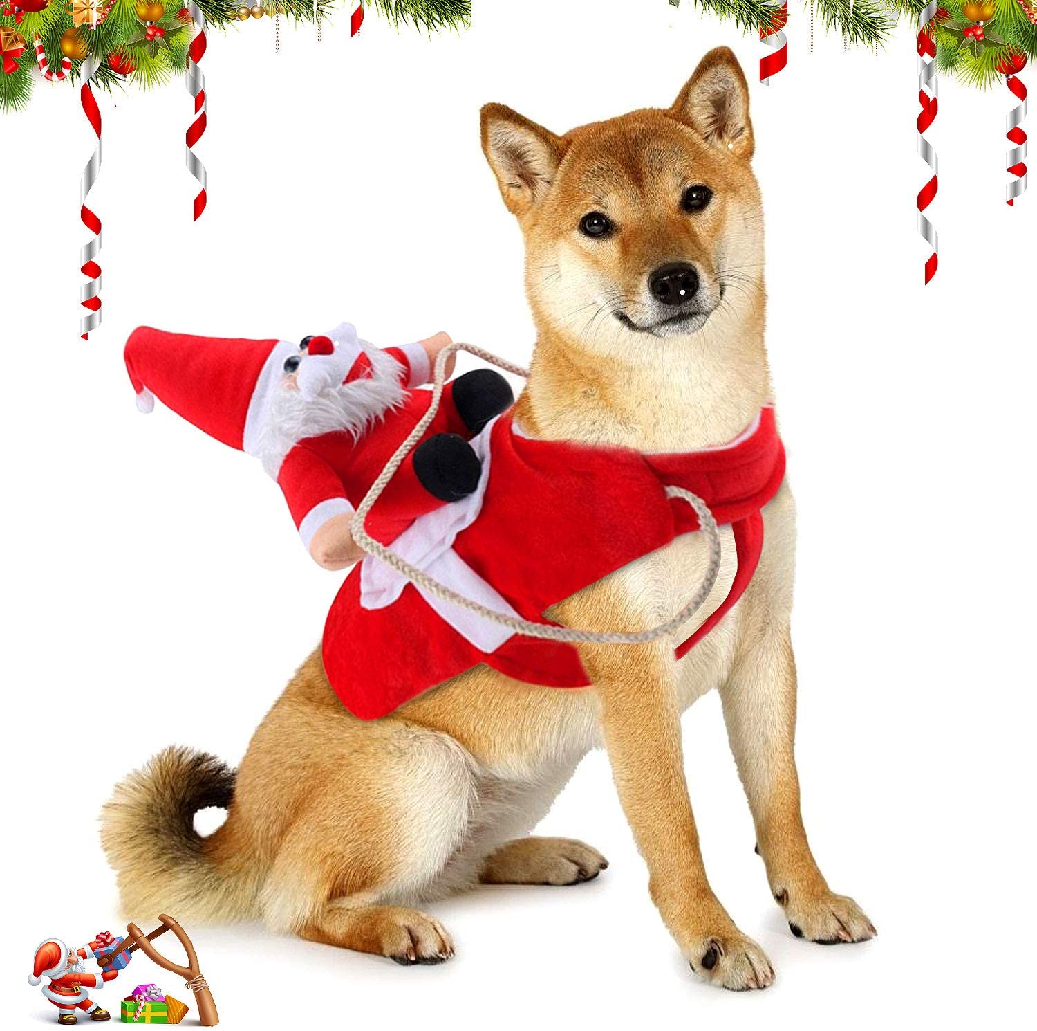Traje de Perro Santa