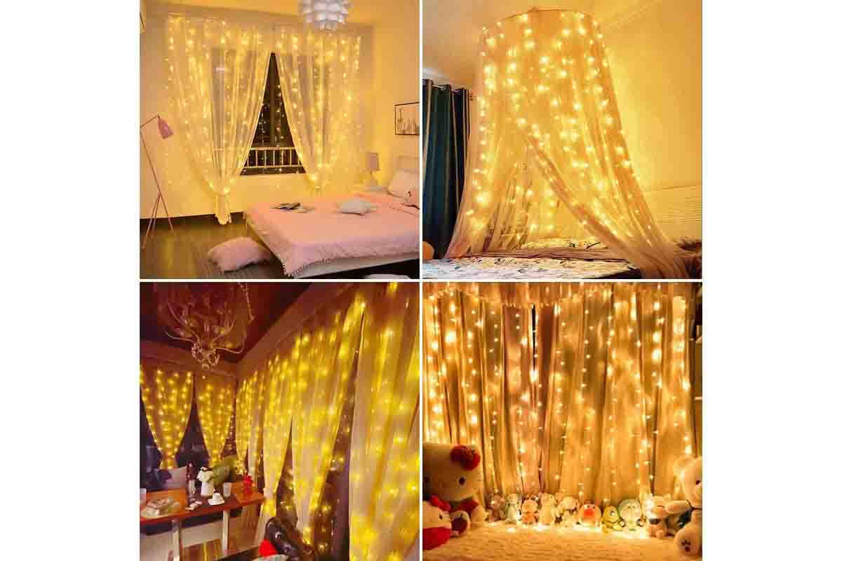 luces led navidad habitación