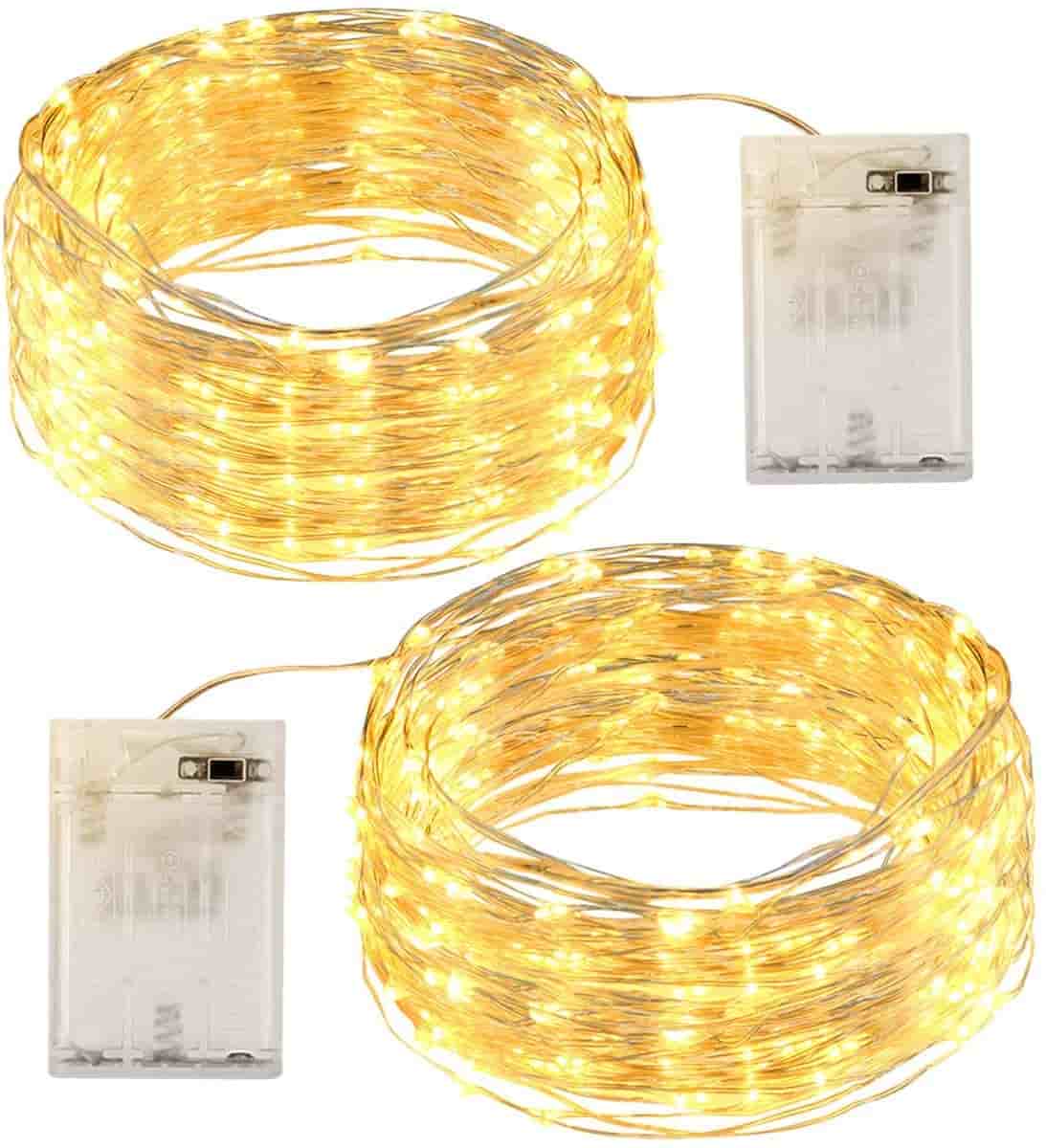 Guirnalda Luces 12M 120 LED, OMERIL Luces LED