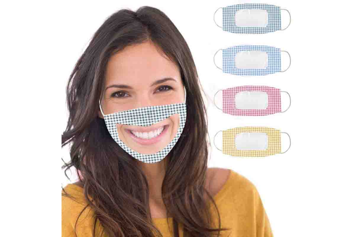 mascarilla transparente adultos