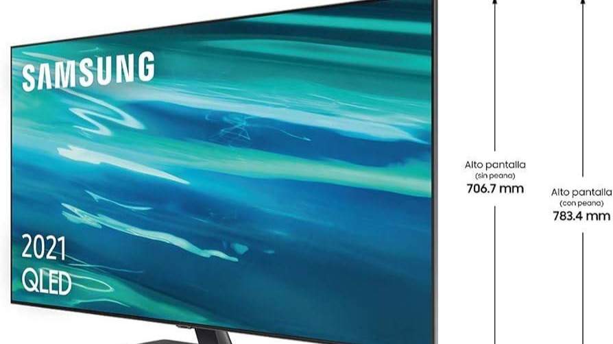 Samsung QLED 4K 2021 55Q80A.
Foto de: Amazon