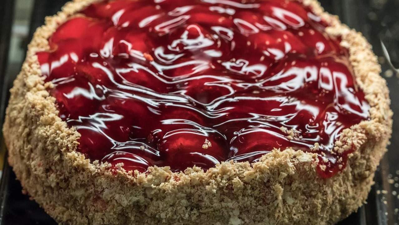 Tarta con frutos rojos